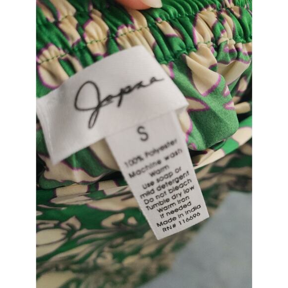 Japna Skirt Floral Midi Wrap Small Satin Feel NWT - Picture 4 of 4